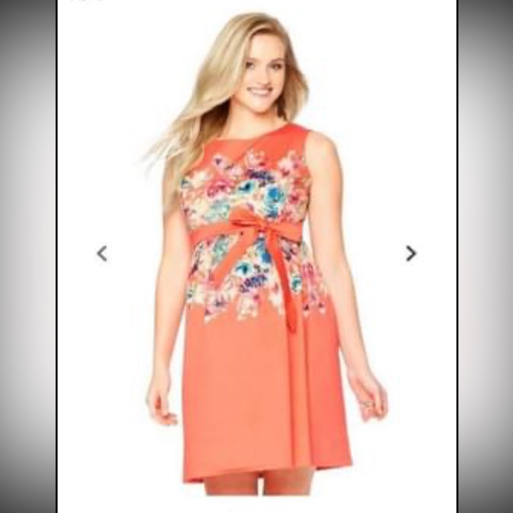 Watercolor Floral Maternity Dress